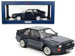 1985 Audi Sport Quattro Coupe 1/18 Diecast Model Car by Norev - Dark Blue
