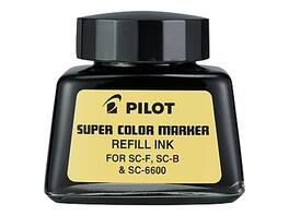 Pilot - Super Color Permanent Marker Bottled Ink Refill - Black Ink