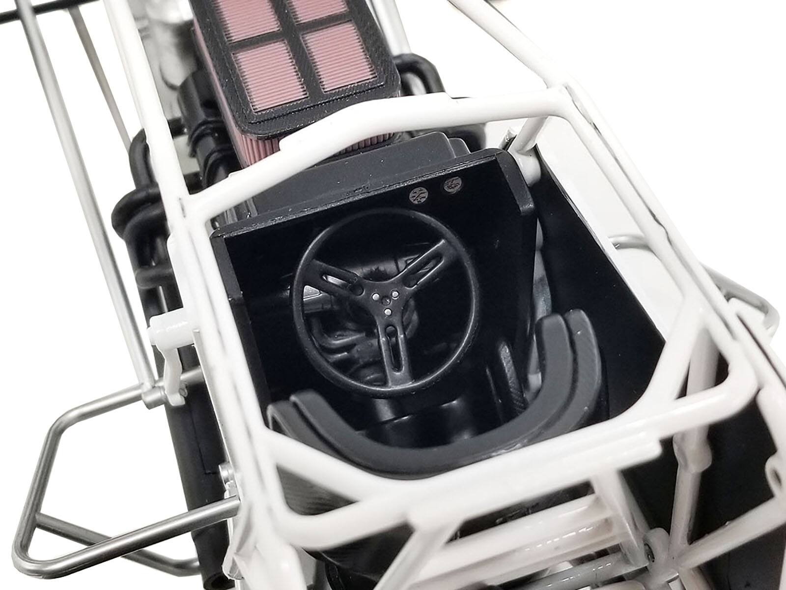 Left. ACME - Winged Sprint Car #83 Danny Lasoski "Beef Packers" "National Sprint Car Hall of Fame" 1/18 Diecast Model Car by ACME - White.