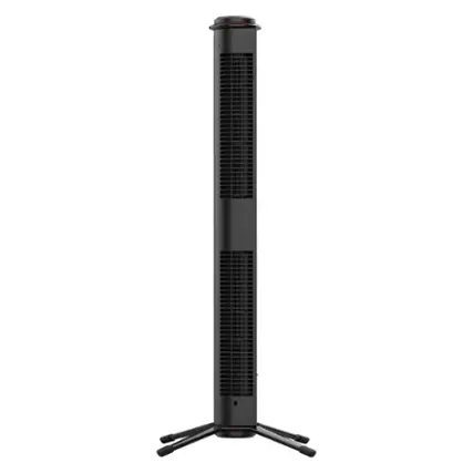 Front. Sharper Image - Axis 32 Tower Fan - Black.