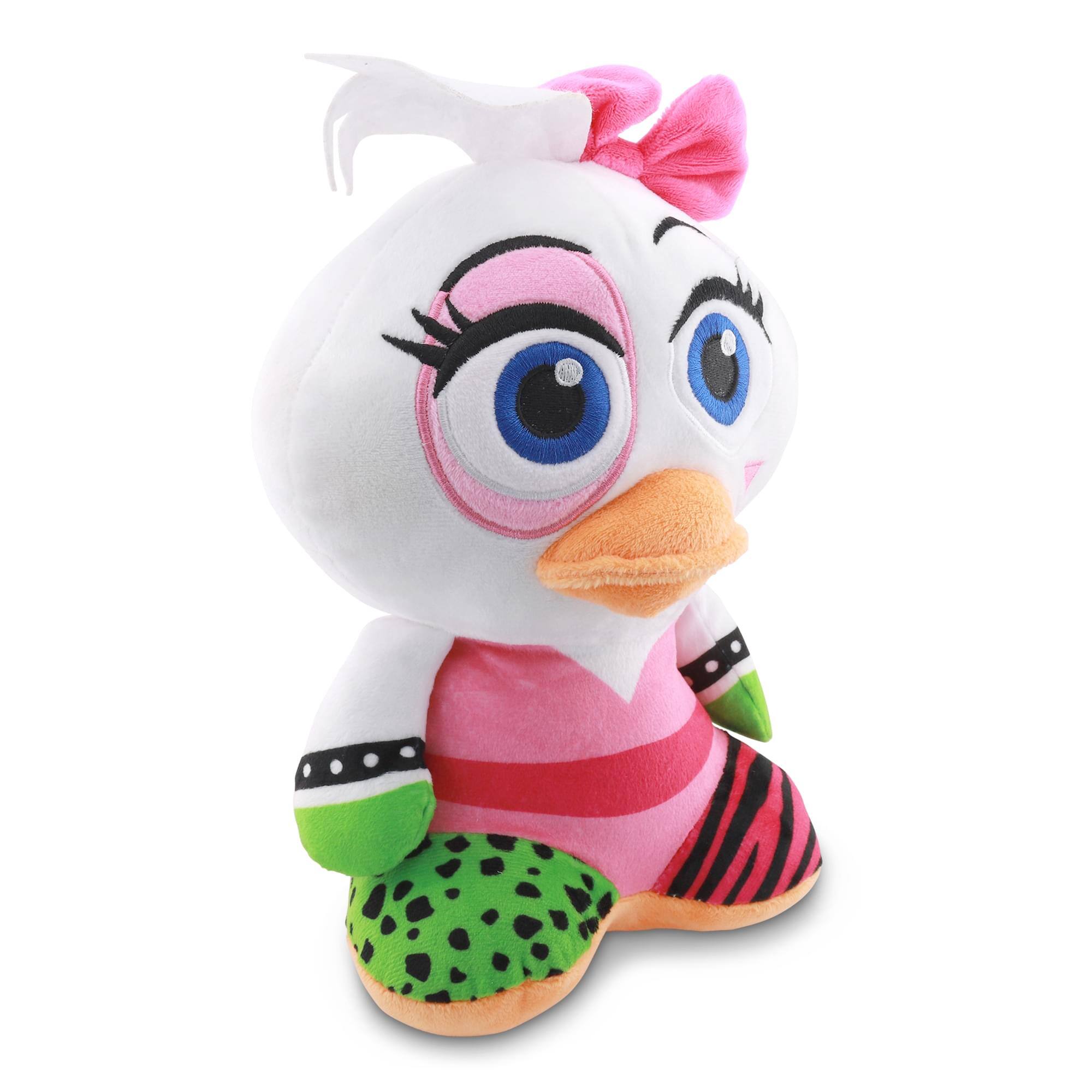 Alt View 1. Johnny's Toys - Five Nights At Freddy's Security Breach 11 Inch Plush | Glamrock Chica - Multi-Color.