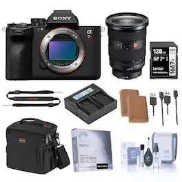 Bundle - Sony - Alpha a7R V Camera w/FE 24-70mm f/2.8 GM II Lens, w/128GB Card,Battery