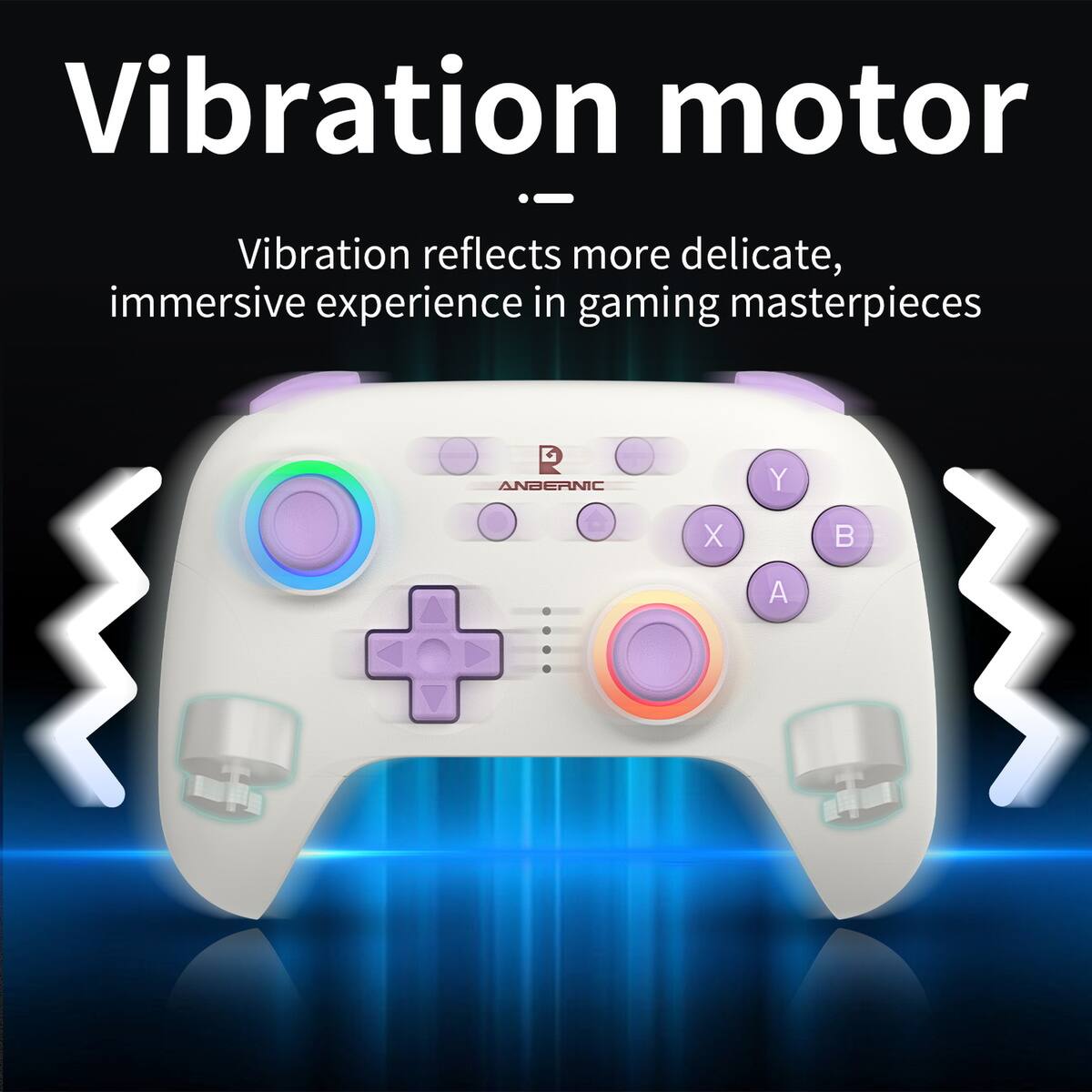 Vibration motor

Vibration reflects more delicate, immersive experience in gaming masterpieces