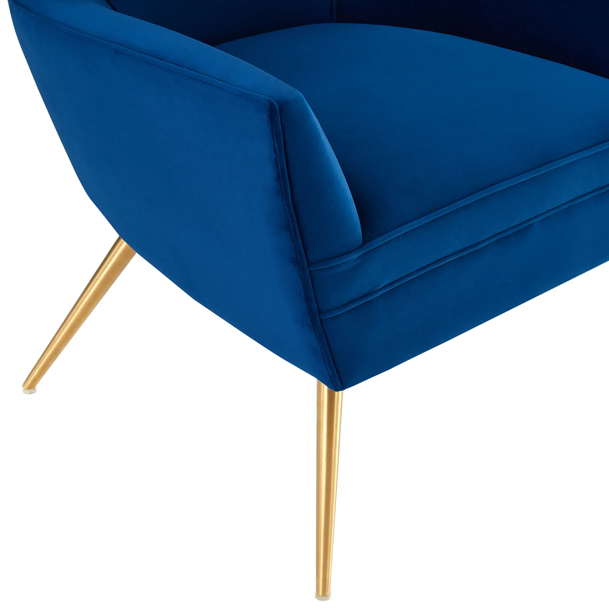 Alt View 4. Modway - Renata Button Tufted Performance Velvet Armchair by Modway - Navy.