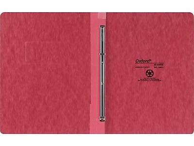 Alt View 1. Oxford - Report Cover, 2-Prong, Letter Size - Executive Red.