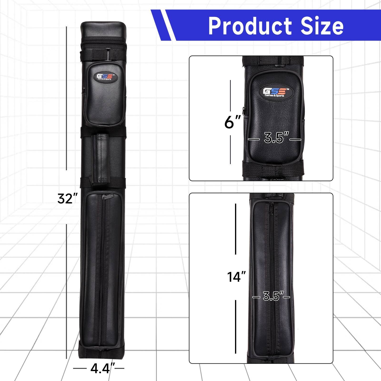 Product Size: 6" - 3.5" - 32" - 14" - 3.5" - 4.4"