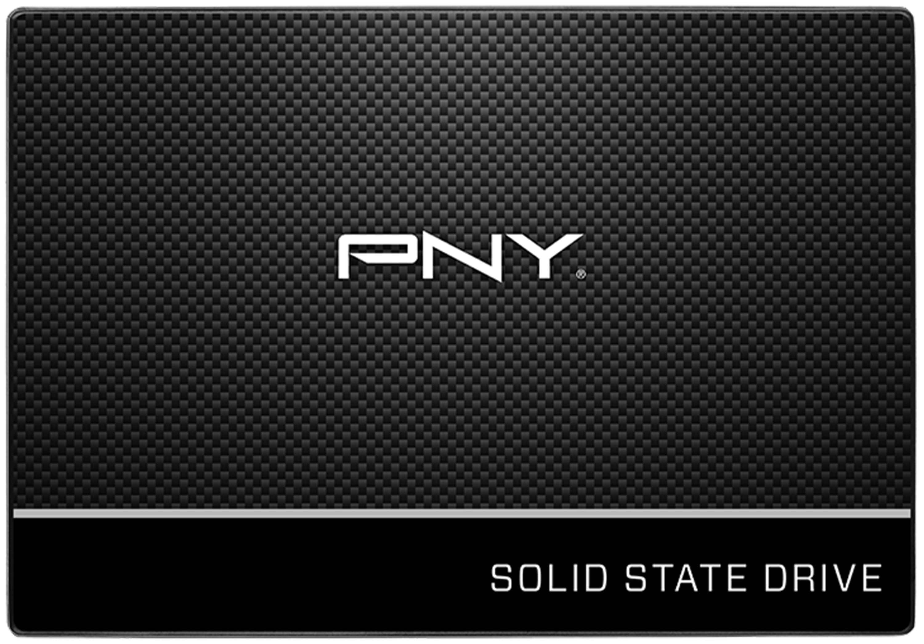 Front. PNY - 960GB Internal SSD SATA - Black.