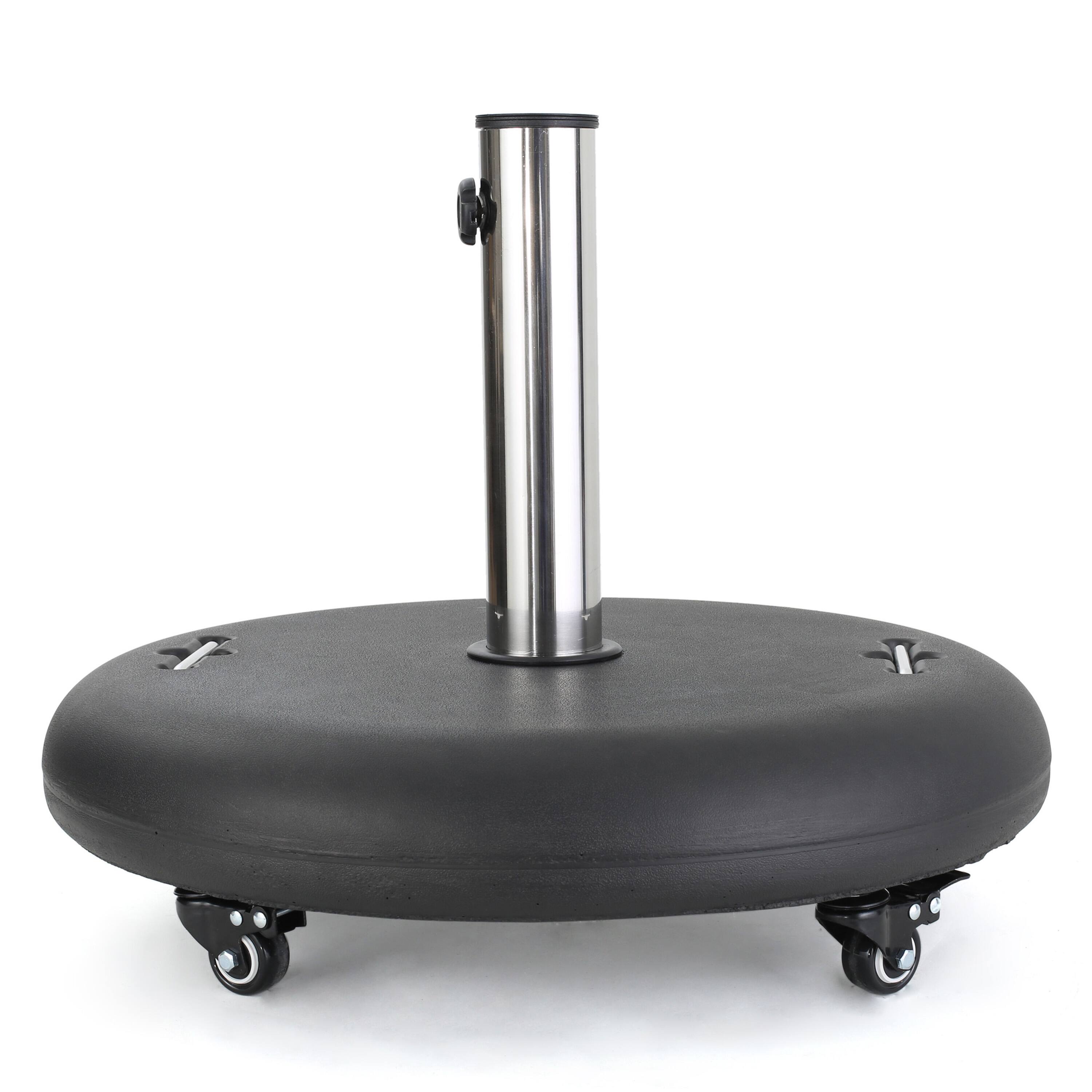 Alt View 1. Anysun - Simple Design Round High-Quality Flexible Moble Umbrella Base, Assembly Required - Black.