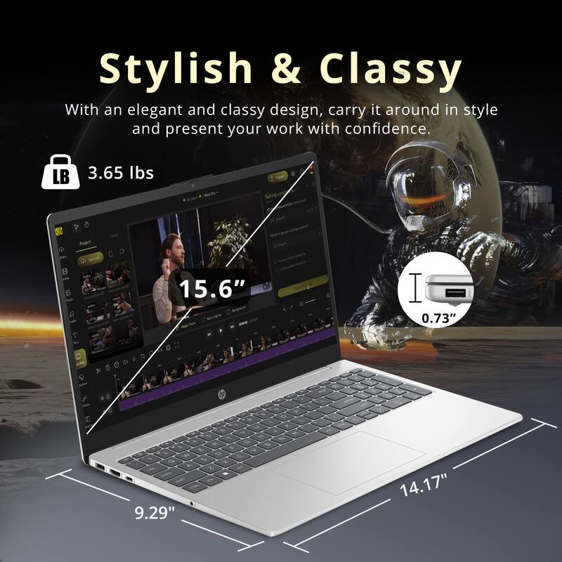 Stylish & Classy

With an elegant and classy design, carry it around in style and present your work with confidence.

LB 3.65 lbs

15.6" 

0.73" 

9.29" 

14.17"