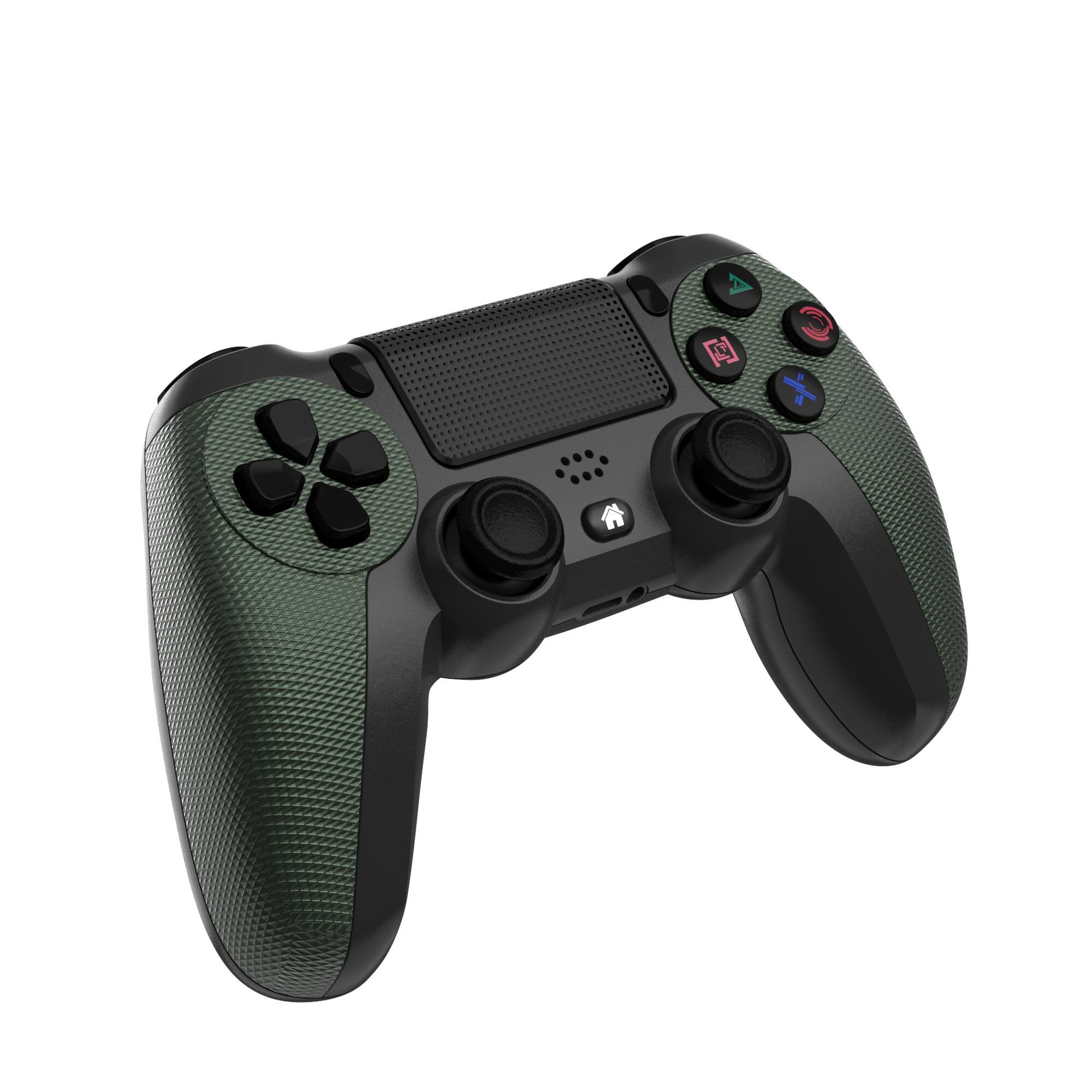 Alt View 2. YONWAY - Wireless Controller, Playstation 4 Remote Game Joystick with Six-Axis Vibration Sensation and Anti-Slip Handle - Verdant.