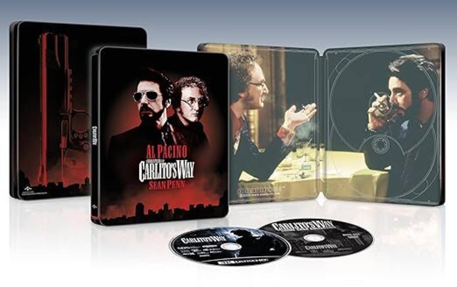Front. Carlito's Way (Steelbook)   - 4K Blu-Ray.