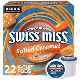 Swiss Miss - Miss Salted Caramel Hot Cocoa, Keurig K-Cup Pods, 22/Box (5000369264)