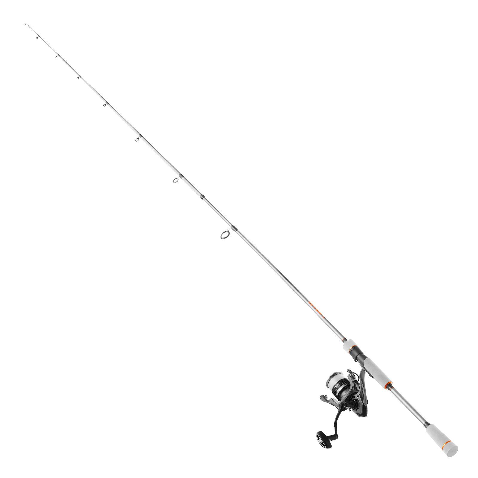 Alt View 5. VEVOR - Rod and Fishing Reel Combo, IM6 Carbon Fiber Spinning Rod and Reel Combo, Bass Fishing Pole with 6.5 ft Two-Piece Rods - Gunpowder Gray.