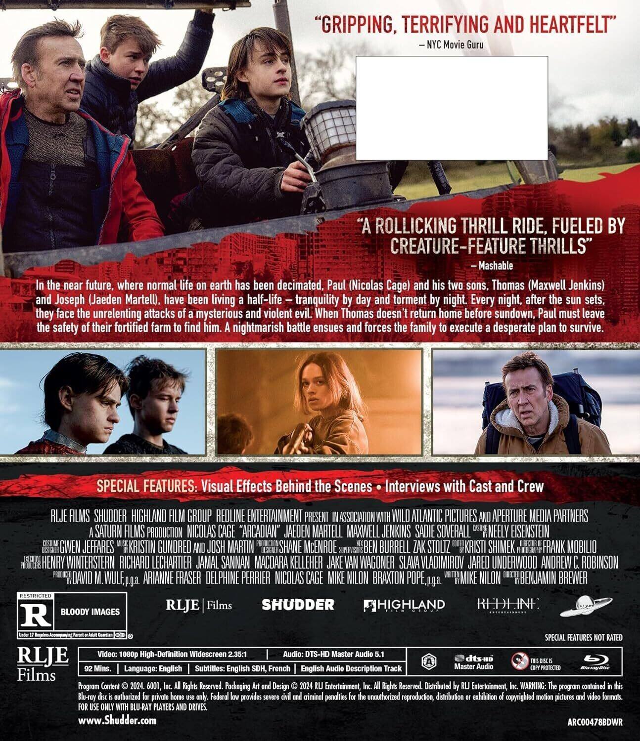 Alt View 1. Arcadian   - BLU-RAY.