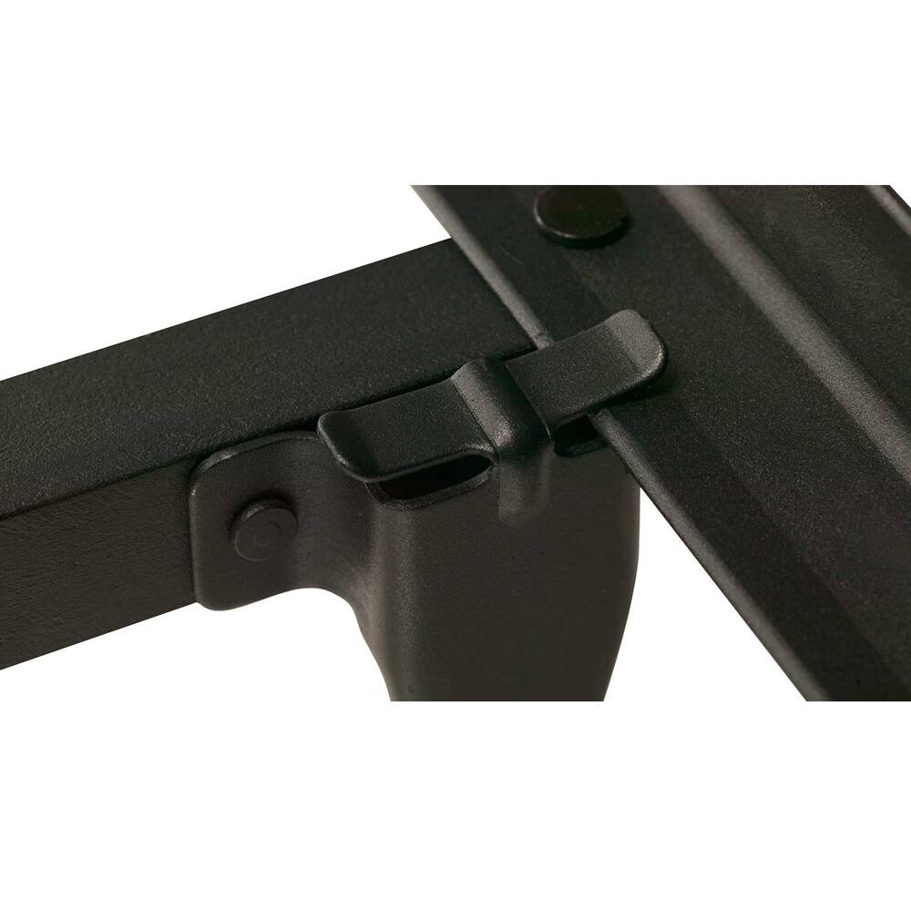 Left. MALOU - MALOU Structures® Glide Full/Twin Adjustable Bed Frame - Black.