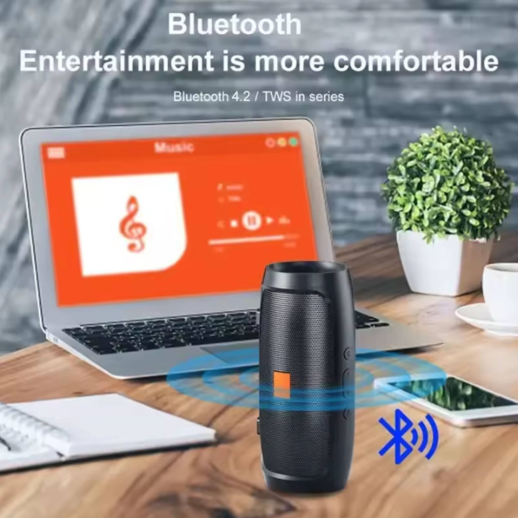 Bluetooth Entertainment is more comfortable  
Bluetooth 4.2 / TWS in series  
Music
