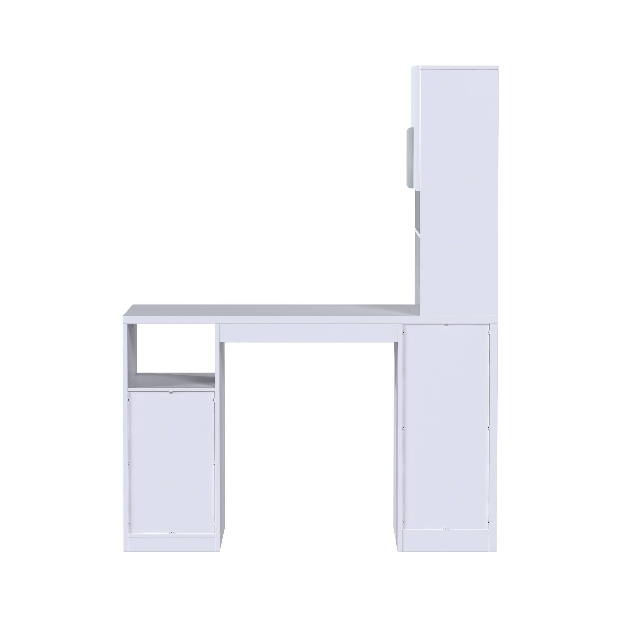 Back. Famapy - Famapy Multifunctional Craft Desk: Mobile, Organized & Versatile Workstation - White.