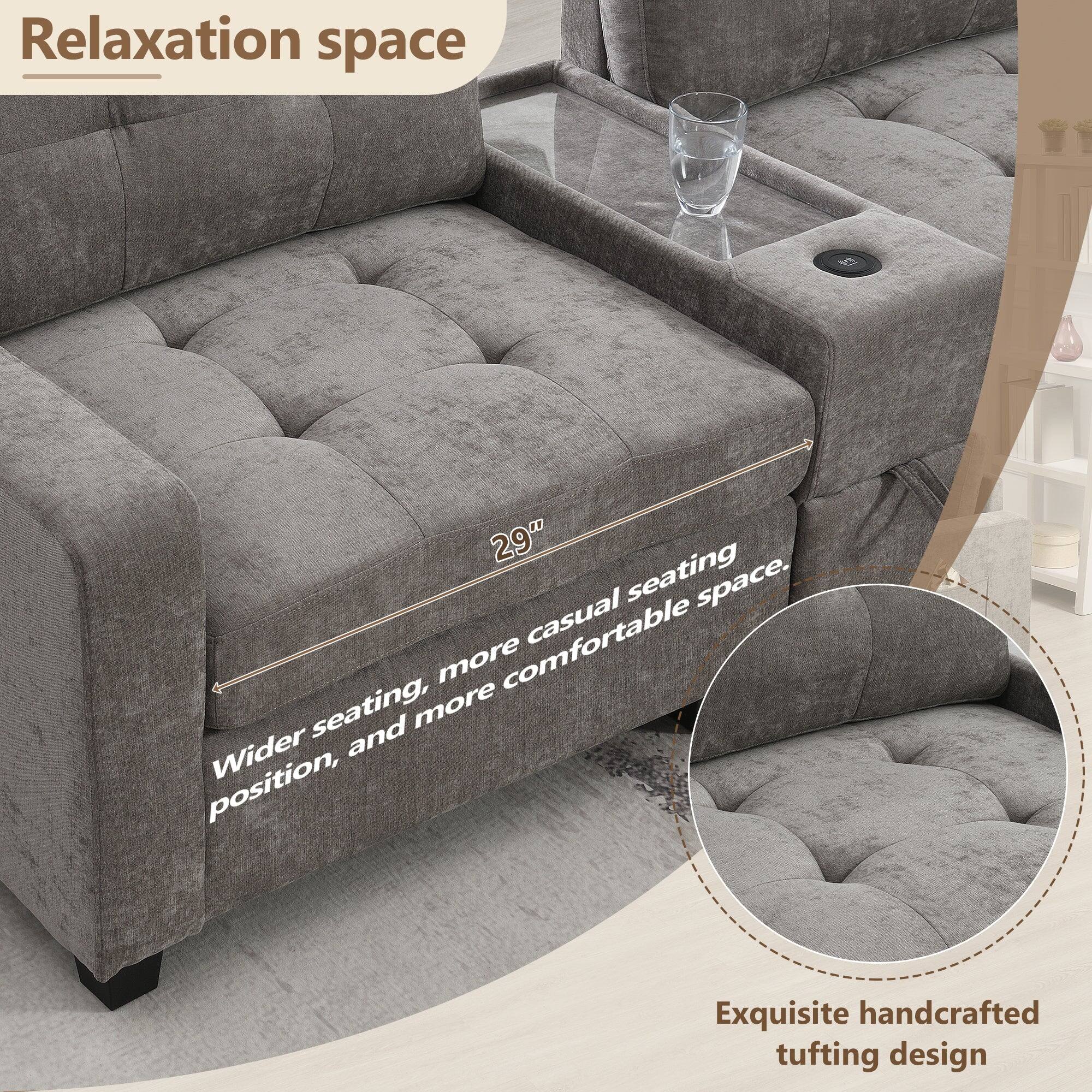 Relaxation space

29" seating space

Wider seating, more casual seating, more comfortable position, and more comfortable space.

Exquisite handcrafted tufting design