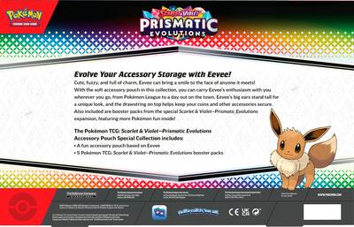 Pokemon Prismatic Evolutions Accessory Pouch Special