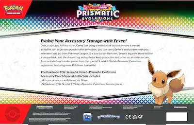 Pokmon Trading Card Game: Scarlet & Violet Prismatic Evolutions Accessory Pouch Special Collection 10-10026-101 - Best Buy Pokmon Trading Card Game: Scarlet & Violet Prismatic Evolutions Accessory Pouch Special Collection 10-10026-101 - Best Buy