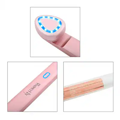 Lumina NRG Mini Glow Pro 4 in 1 Beauty LED Wand Pink 6572 - Best Buy Lumina NRG Mini Glow Pro 4 in 1 Beauty LED Wand Pink 6572 - Best Buy