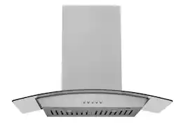 Hauslane - 30 inches - Convertible - Wall Range Hood - Silver