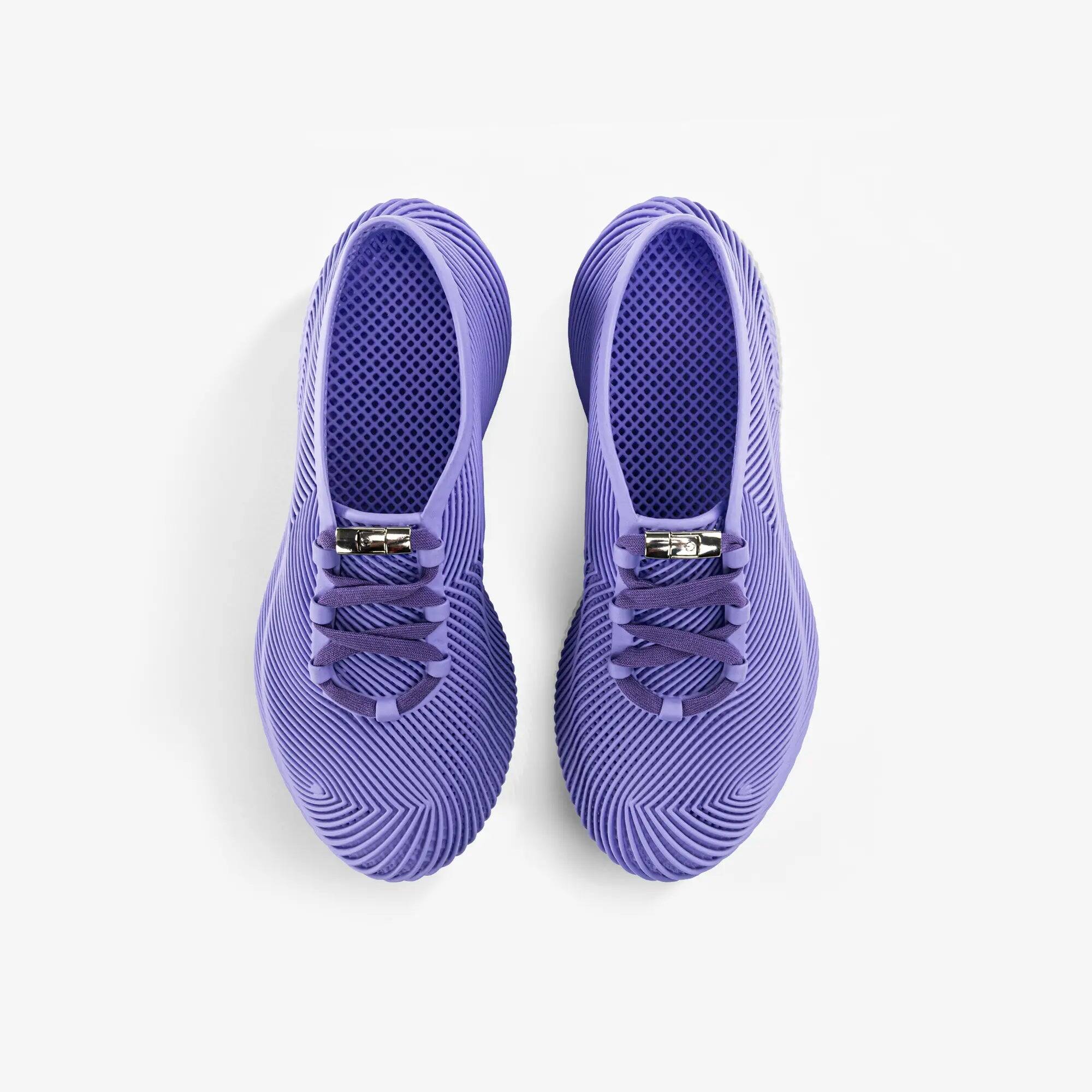 Alt View 1. Nexbie - Aeroraise 3D Printed Sneakers - Purple.