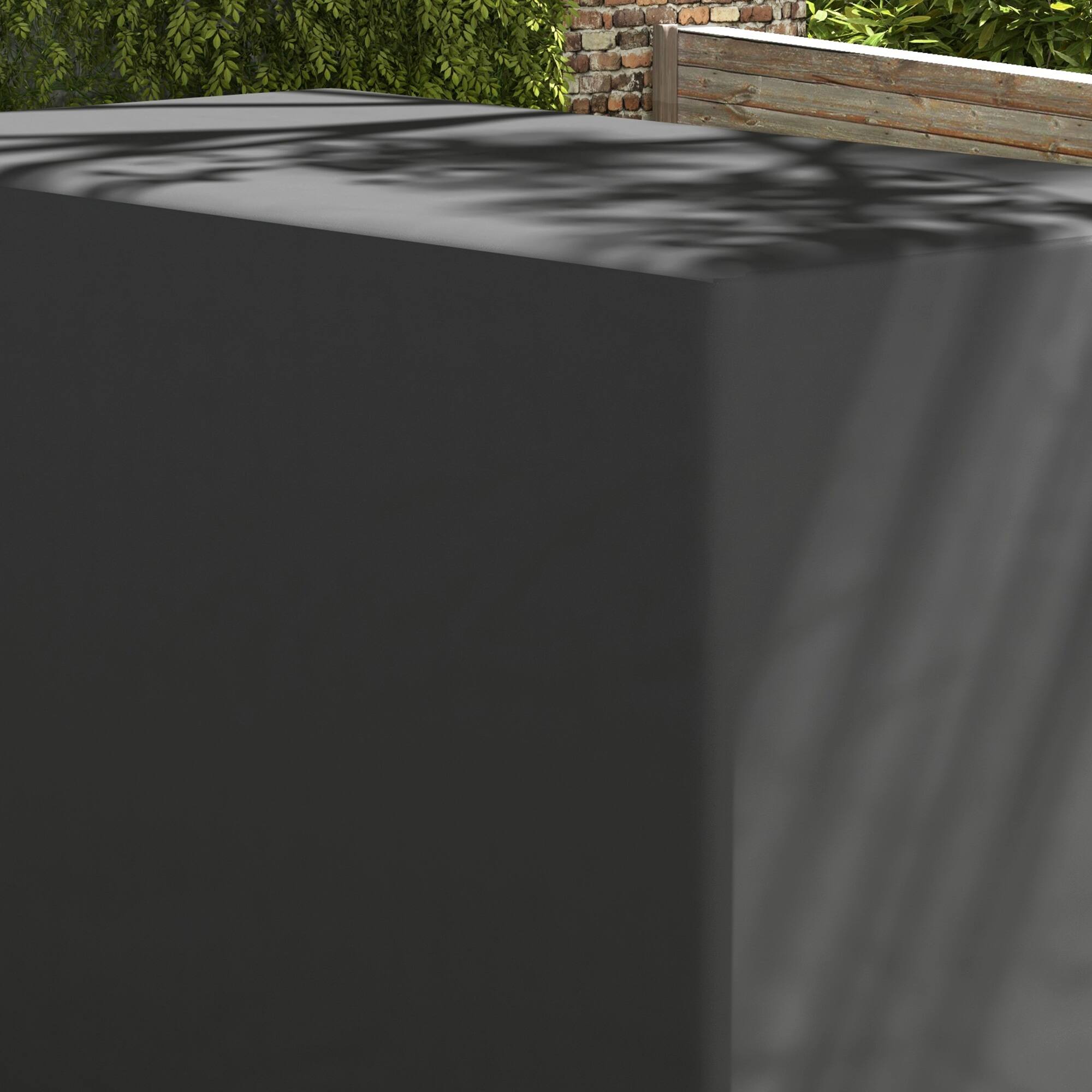 Alt View 5. Outsunny - Outsunny 600D Oxford 3-Seater Patio Swing Cover Outdoor Chair Cover Garden Furniture Cover.