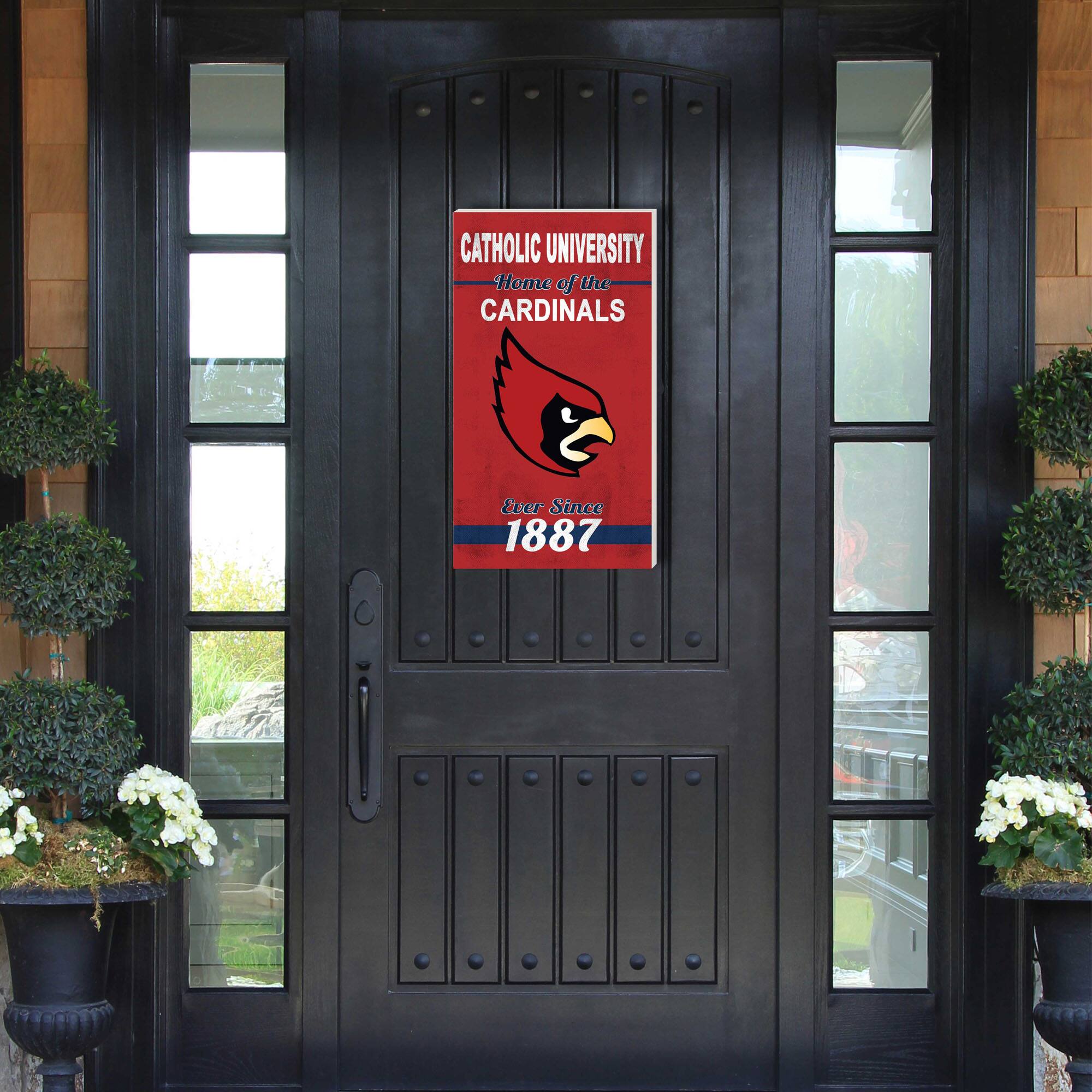 CATHOLIC UNIVERSITY  
Home of the CARDINALS  
Ever Since 1887