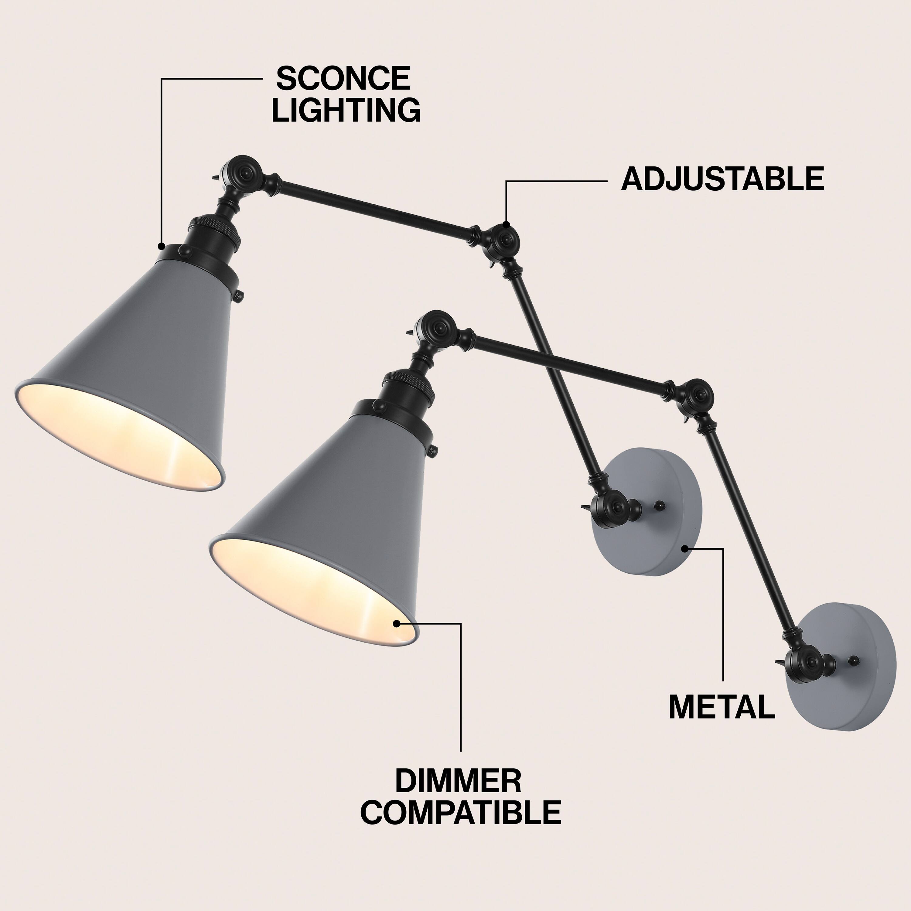 SCONE LIGHTING  
ADJUSTABLE  
METAL  
DIMMER COMPATIBLE