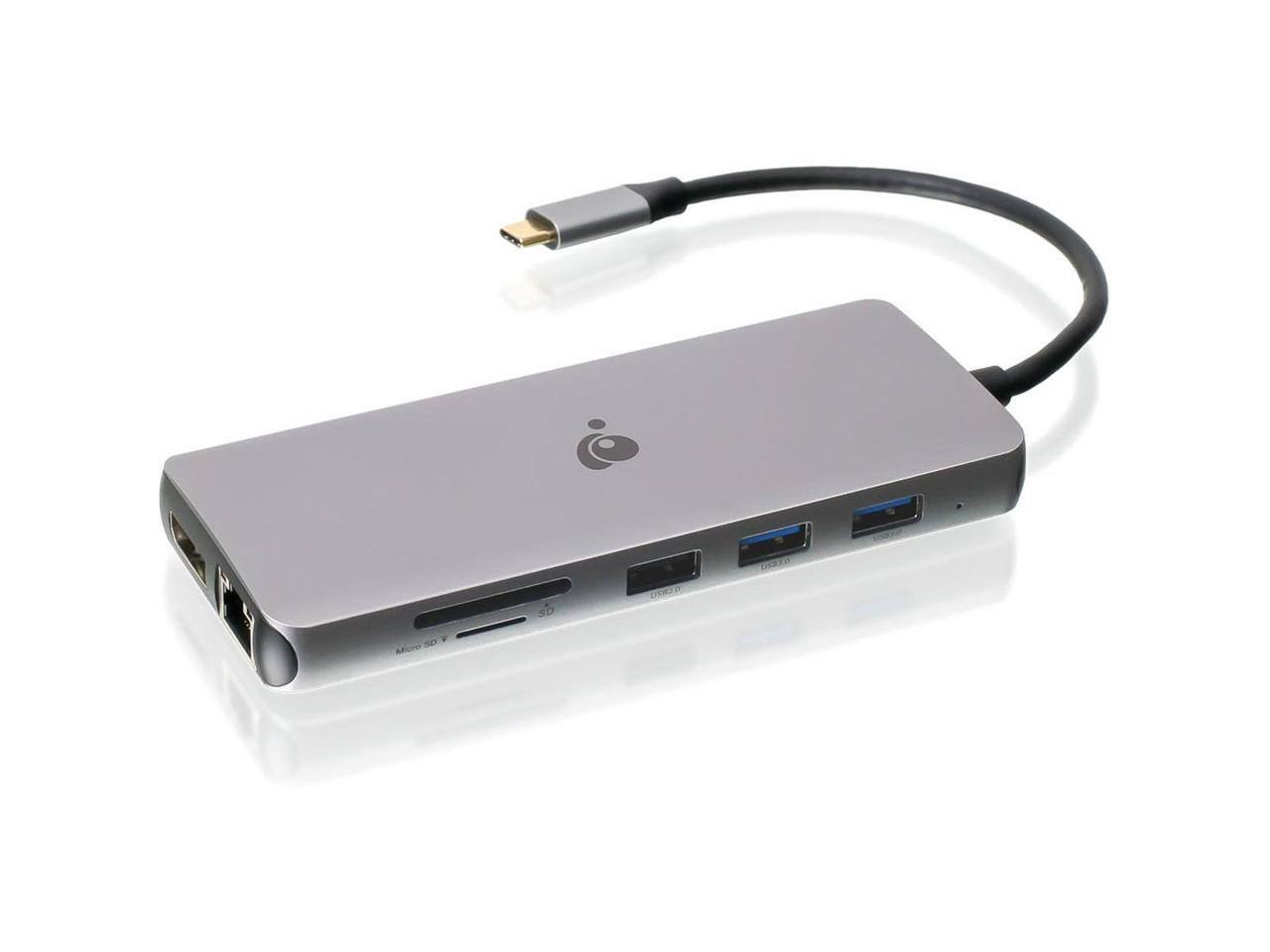 Alt View 1. IOGEAR - IOGEAR USB-C Triple HD Compact Dock w/ PD 3.0 GUD3C4K3P.