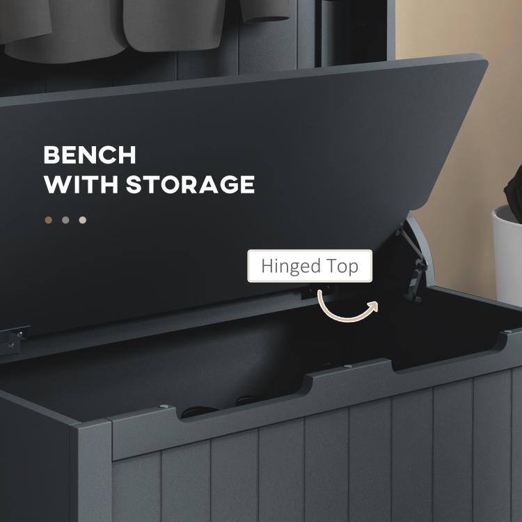 BENCH WITH STORAGE

Hinged Top
