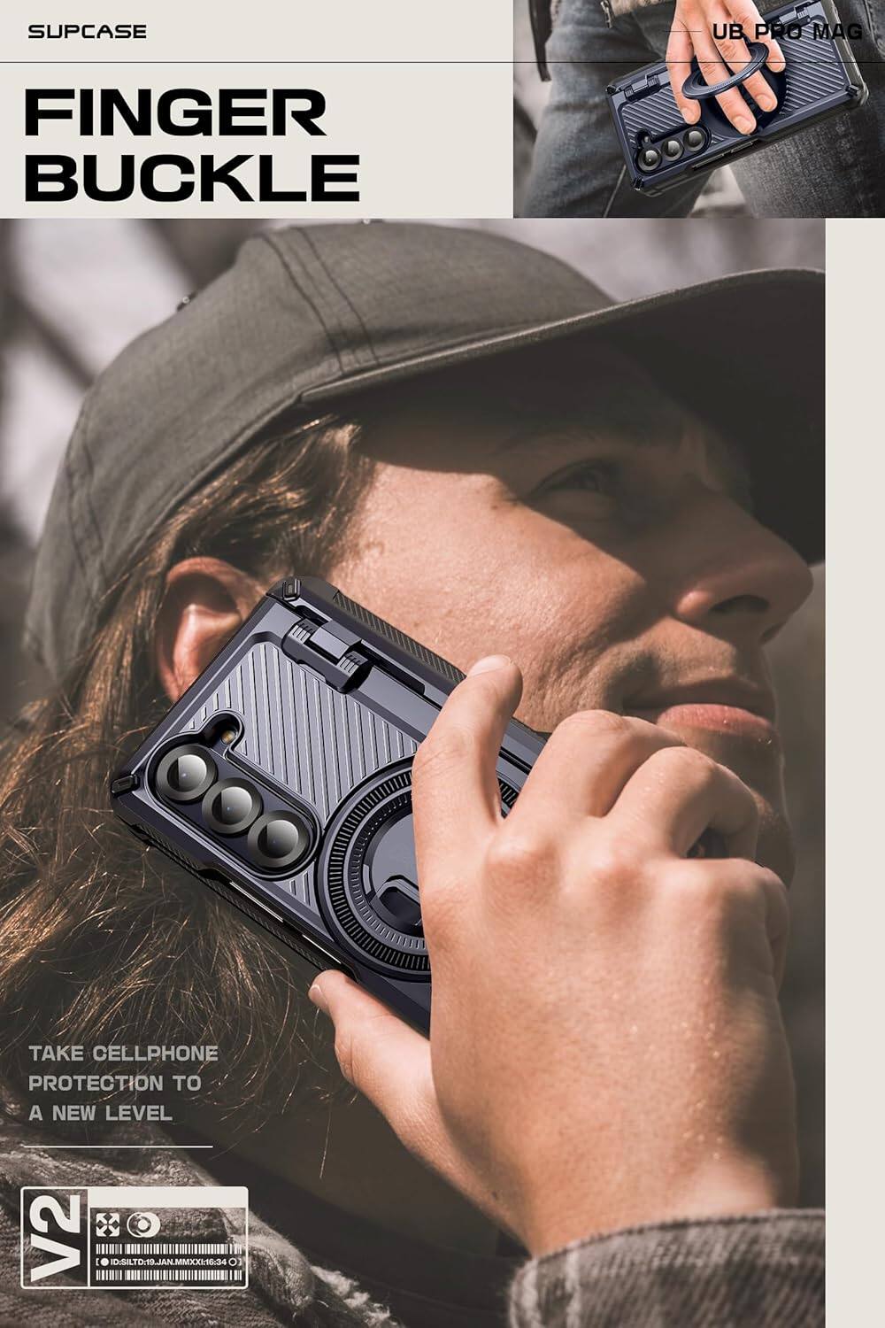 SUPCASE

FINGER BUCKLE

TAKE CELLPHONE PROTECTION TO A NEW LEVEL

UB PRO MAG

V2

ID:SLTD:19.JAN_MMX00:16:34