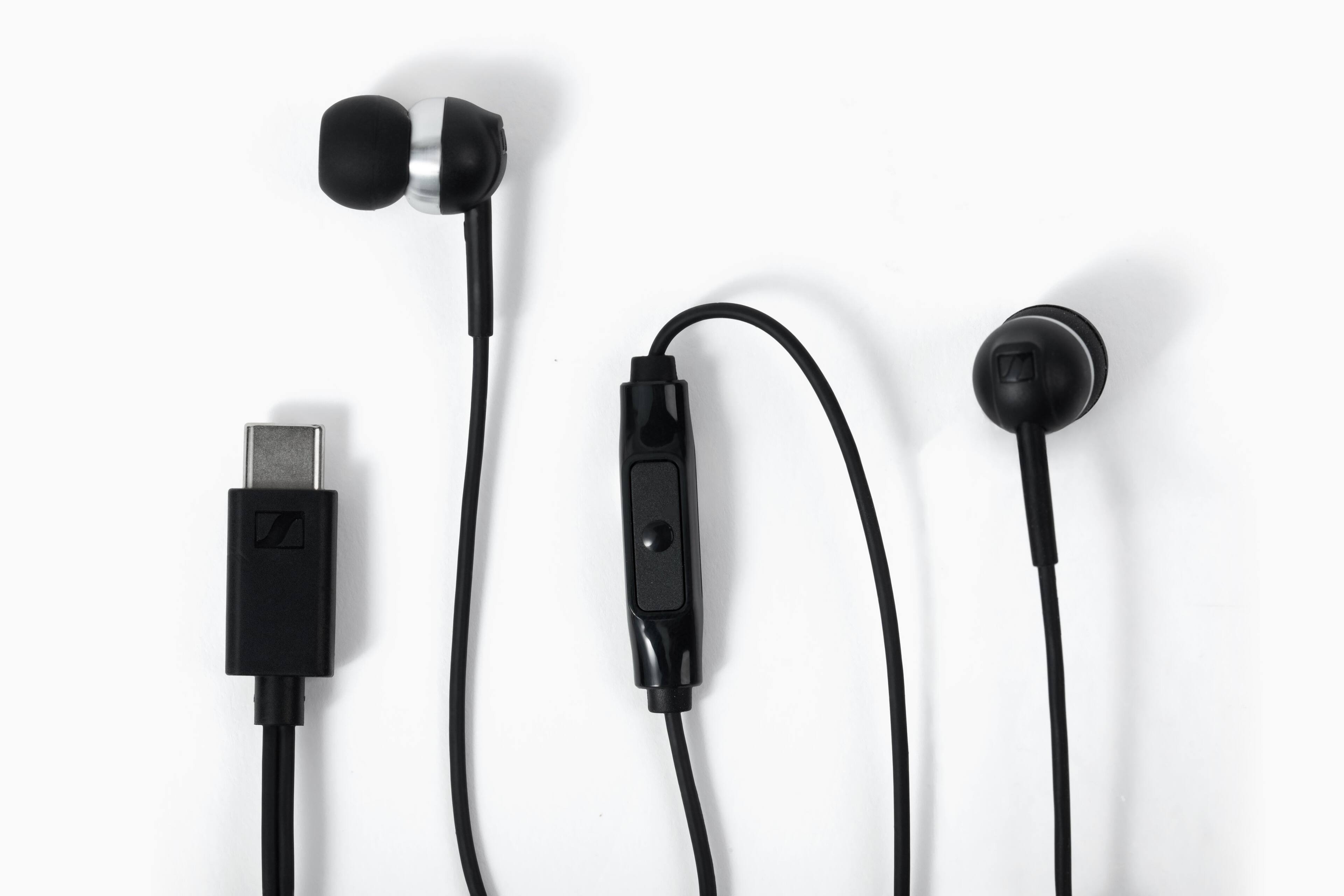 Back. Sennheiser - Sennheiser CX 80U WIRED IN-EAR Headphones - Black.