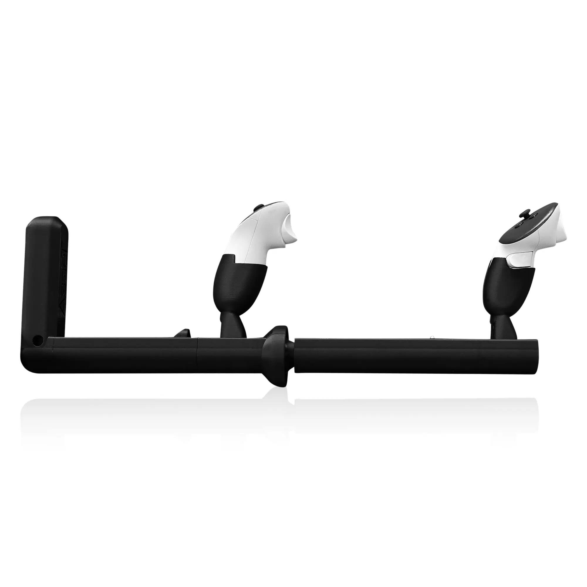 Angle. Olen VR - The Asset VR Gun Stock SBS Edition | Compatible with Meta Quest by Olen VR - Onyx.