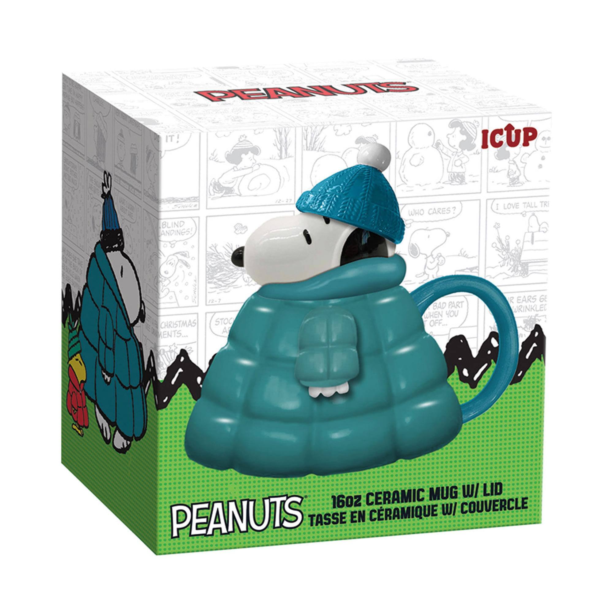 PEANUTS IT! ICUP  
BLIND ANDINGS!  
12-27  
WHO CARES?  
- LOVE TALL TRI  
12-7 CHRISTMAS STOC A MENTS...  
BAD PART WHEN YOU OFF...  
R EARS 6% WRINKLED  
CERAMIC MUG 16oz w/ COUVERCLE PEANUTS TASSE EN CRAMIQUE