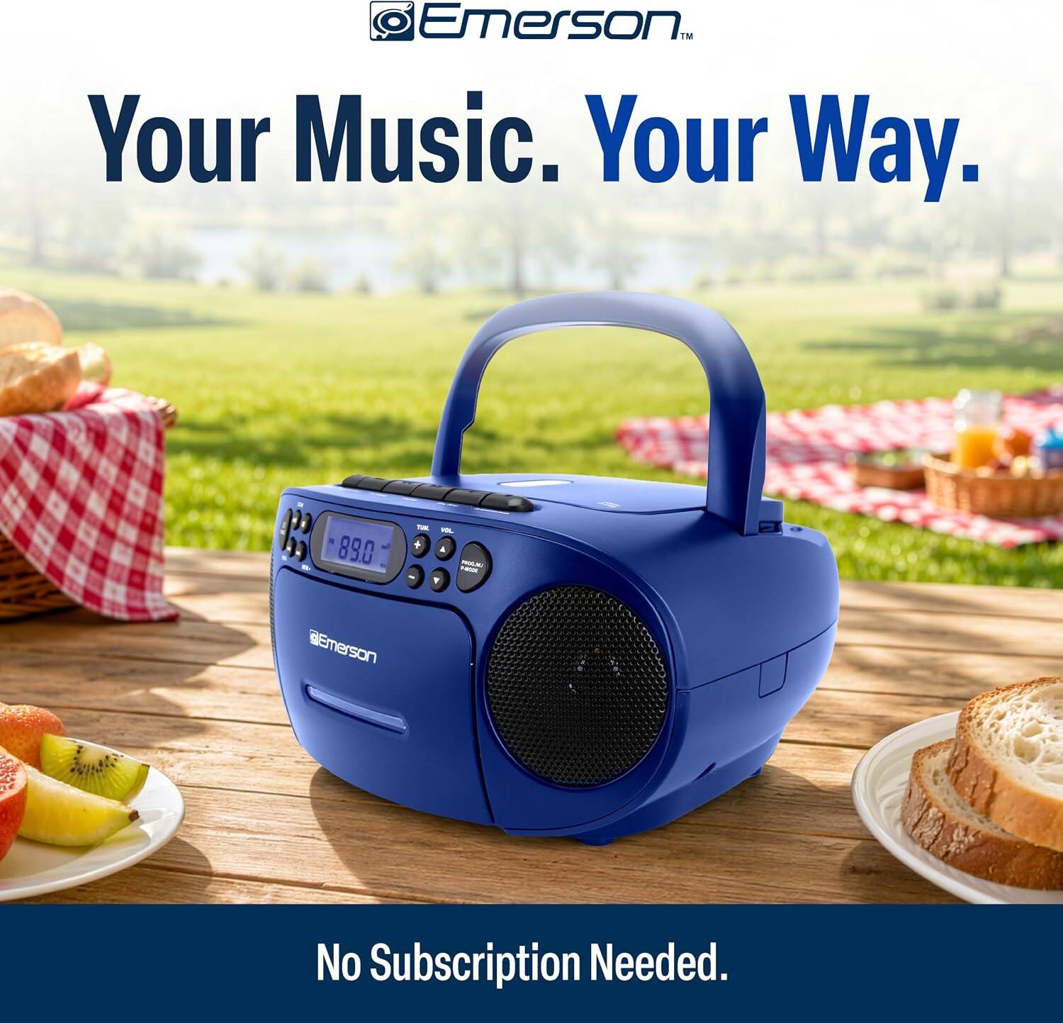 Emerson. Your Music. Your Way. 89.0 - Emerson No Subscription Needed.