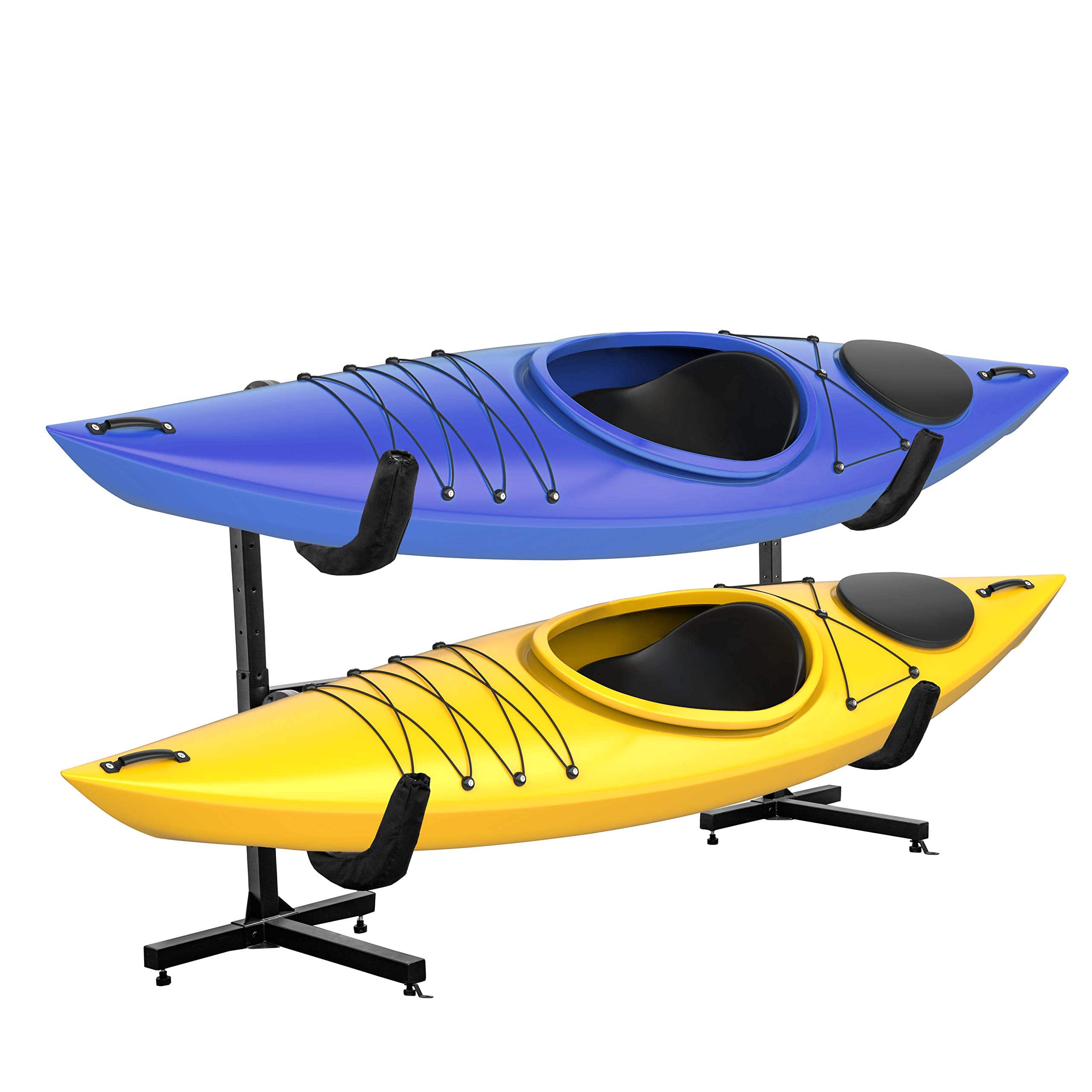 RaxGo - Freestanding 2 Kayak Rack, Heavy Duty Kayak Stand for Indoor, Outdoor, or Dock - Standard - Black price history on PriceWatchPro