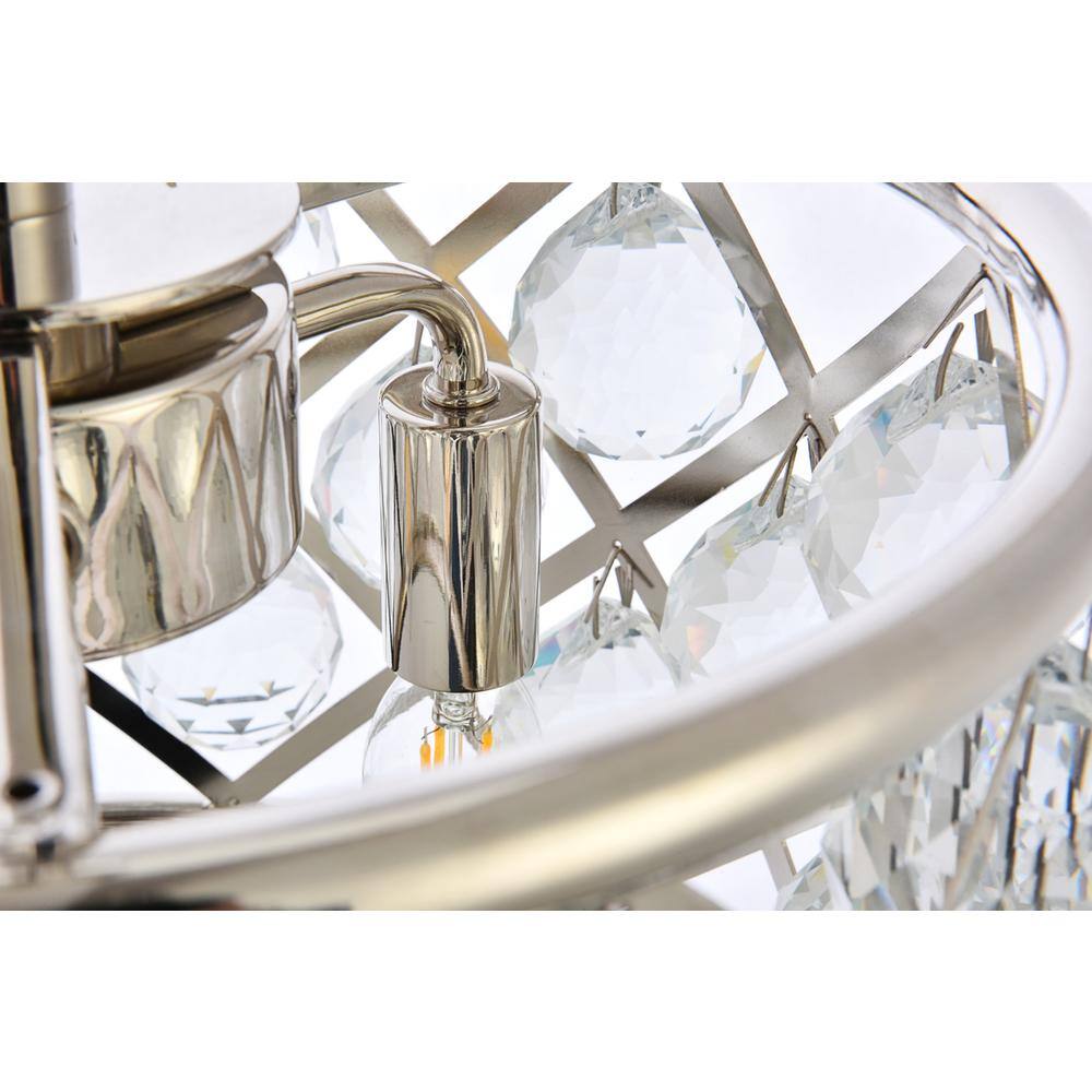 Alt View 2. Urban Classic - Madison 3 light polished Nickel Pendant Clear Royal Cut Crystal - Polished Nickel.