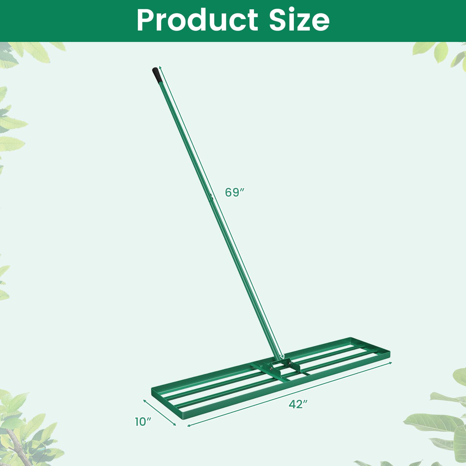 Product Size

69"  
10"  
42"