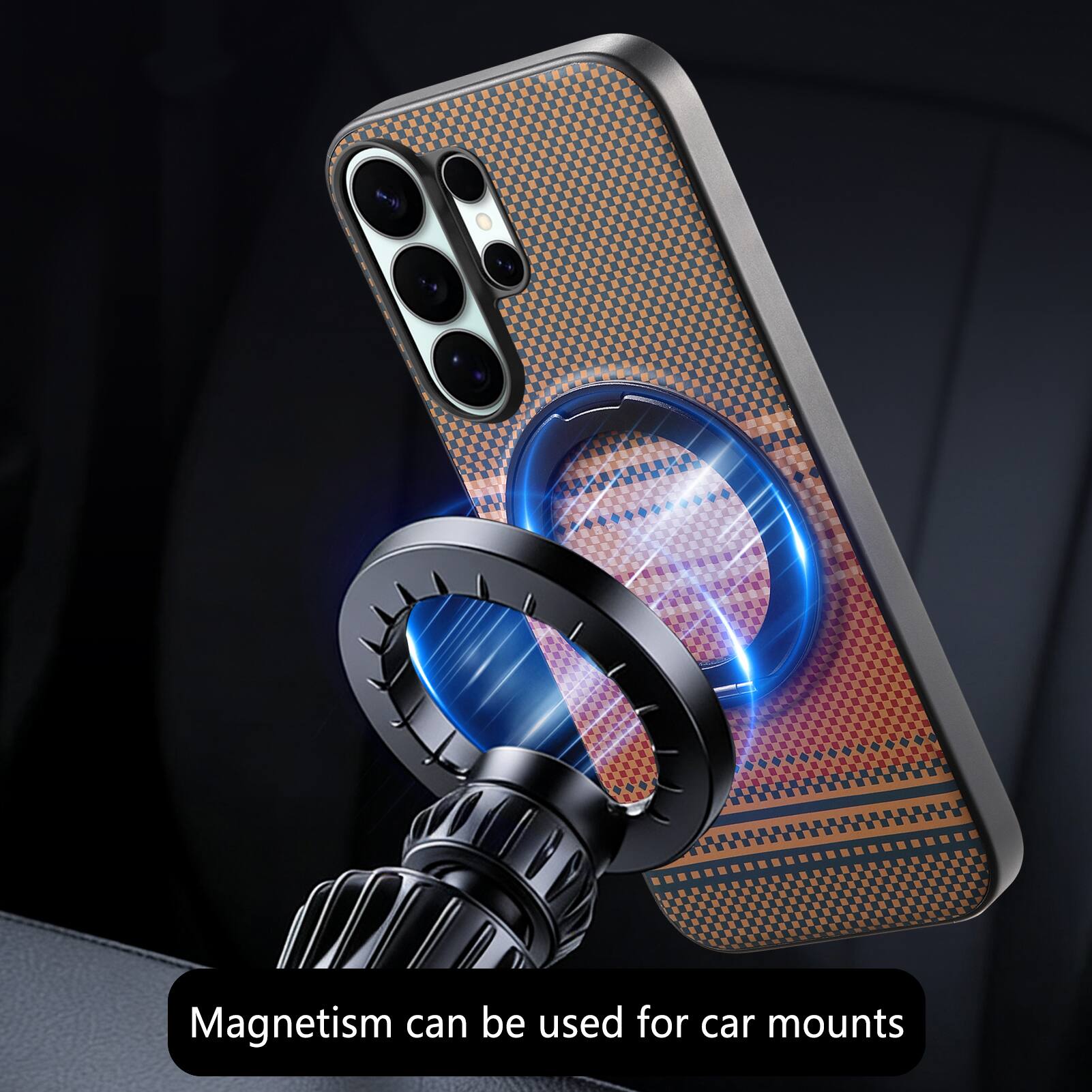 Magnetism can be used for car mounts