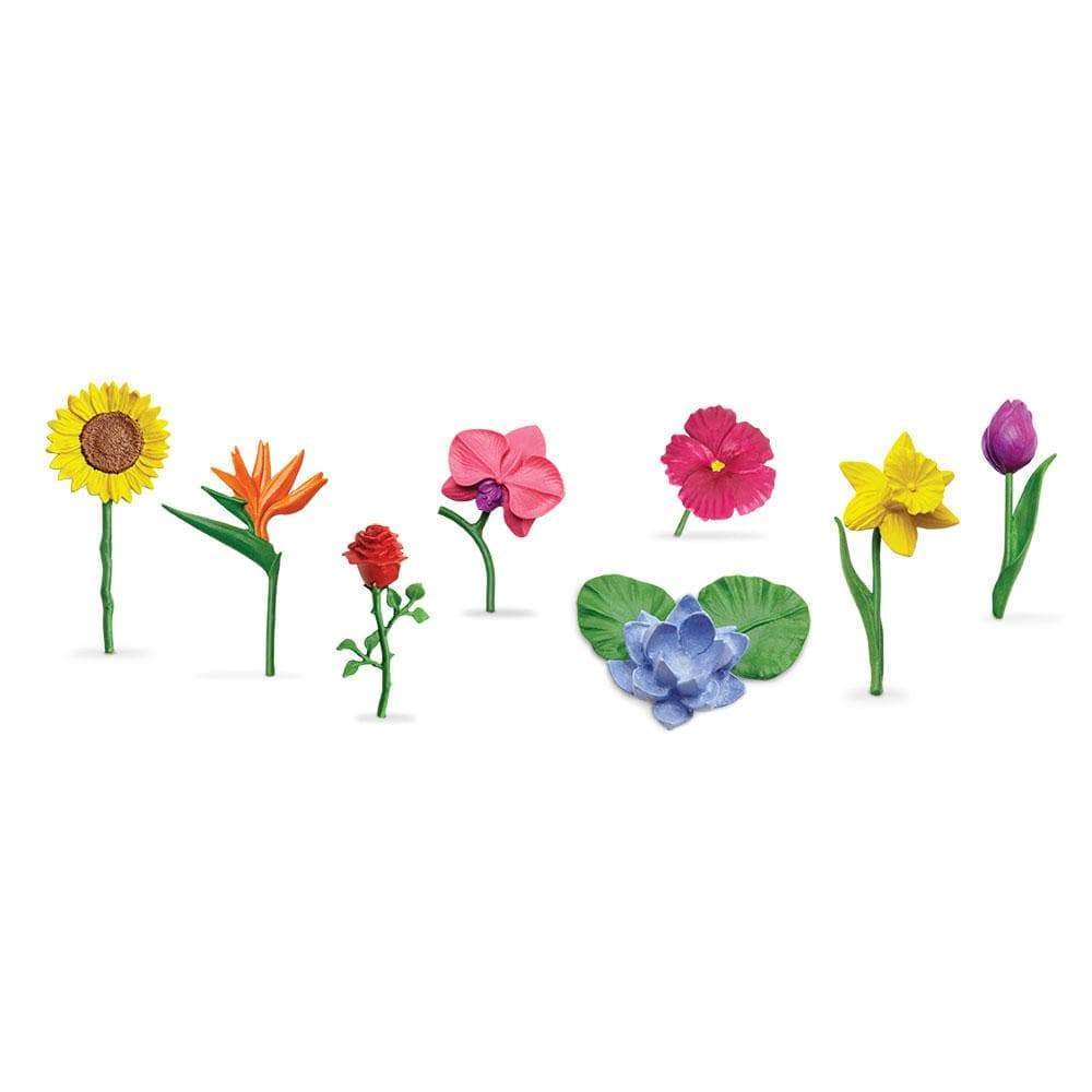 Back. Safari Ltd. - Flowers Toob Toy.