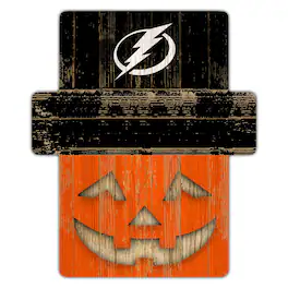 Fan Creations - Tampa Bay Lightning 12" x 12" Jack-O-Lantern Display - Orange