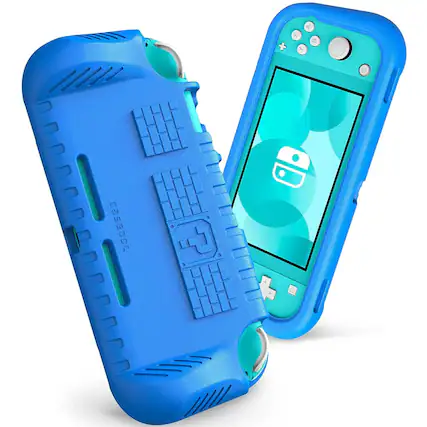Front. Kitcheniva - Kids Friendly Shockproof Case For Nintendo Switch Lite 2019 Protective Cover Blue - Blue.