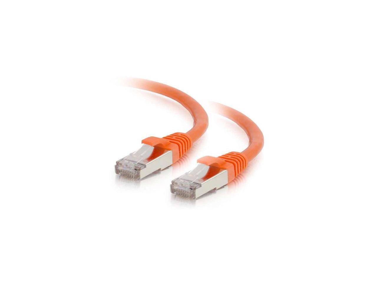 Alt View 2. Cables to Go - C2G 25ft Cat6 Snagless Shielded STP Network Patch Cable Orange 00894.