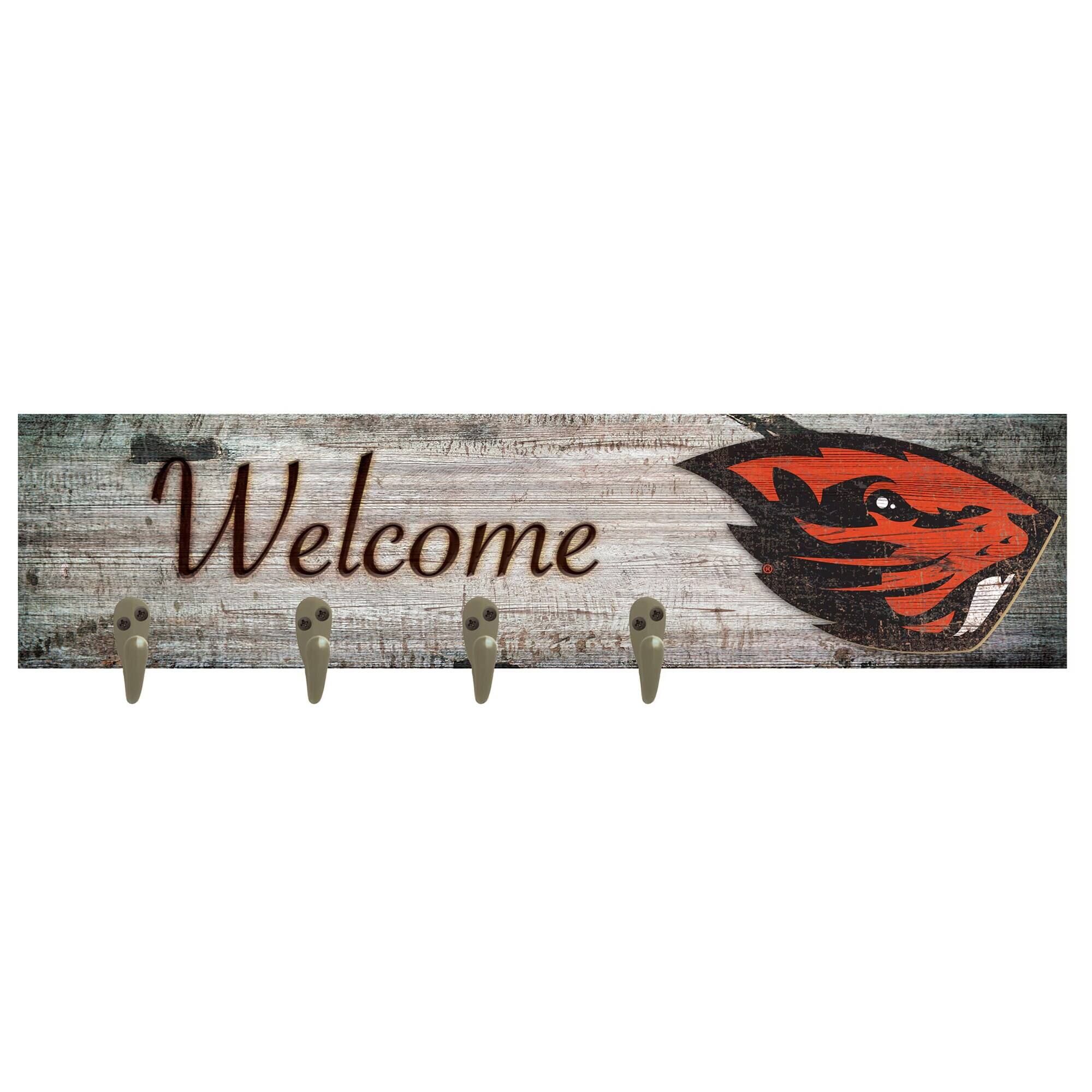 Oregon State Beavers 24" x 6" Mounted Coat Hanger
