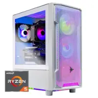 Skytech Gaming - Archangel 4 Gaming Desktop PC – AMD Ryzen 5 7600X – 32GB Memory – AMD Radeon 7600 – 1TB NVMe SSD - White - Front_Zoom