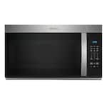 Whirlpool - 1.7 Cu. Ft. Over-the-Range Microwave with 1000-Watts Cooking Power - Stainless Steel