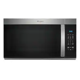 Whirlpool - 1.7 Cu. Ft. Over-the-Range Microwave with 1000-Watts Cooking Power - Stainless Steel