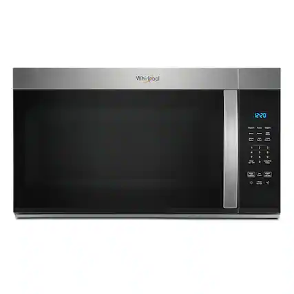 Whirlpool - 1.7 Cu. Ft. Over-the-Range Microwave with 1000-Watts Cooking Power - Stainless Steel